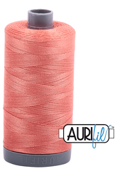 Aurifil Mako 28wt Cotton 750 m 820 yd. spool - 6729 Tangerine Dream